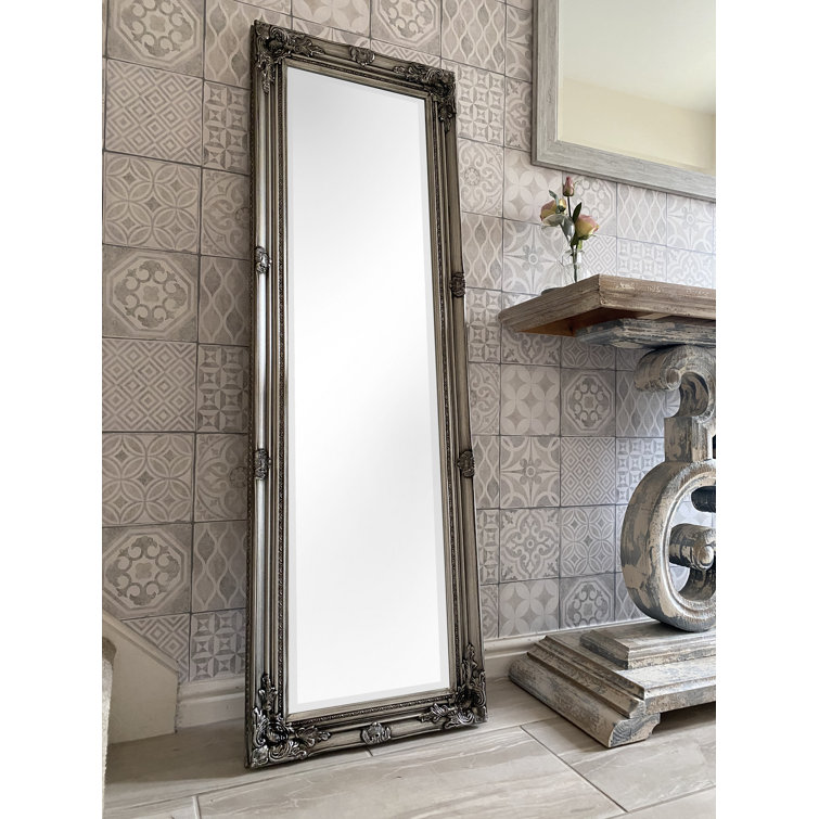 Astoria Grand Sade Tall Solid Wood Framed Wall or Dressing Mirror